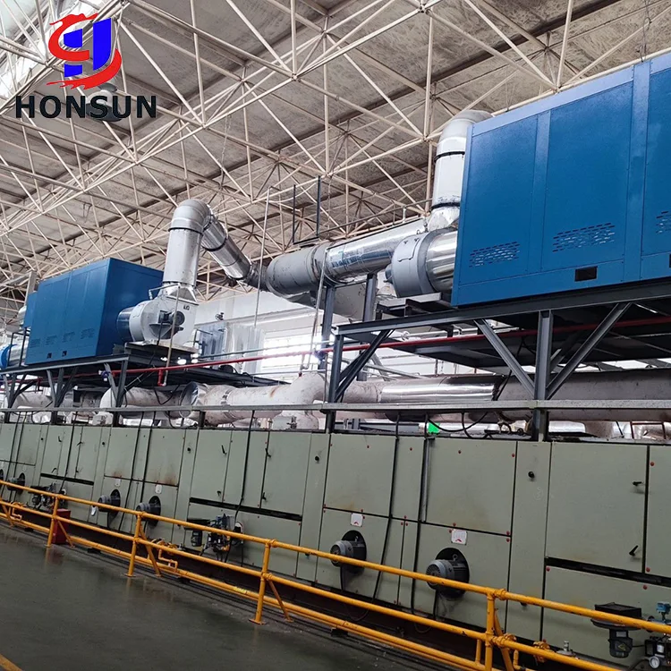 Equipamento de recuperação de calor residual da máquina Stenter
